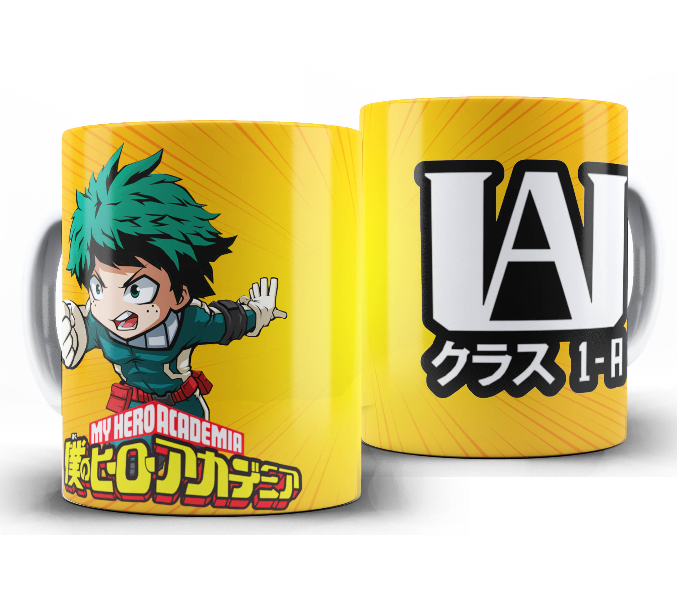 Caneca Anime - Boku no Hero Academia Chibi - Izuku Midoriya